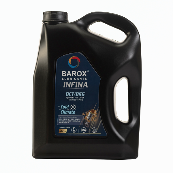Трансмиссионное масло BAROX INFINA DCT / DSG синт. 4 л.