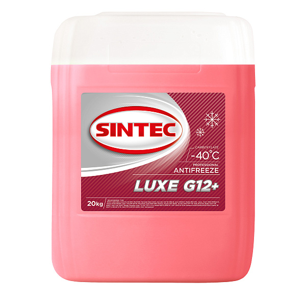 Антифриз красный -40 SINTEC Luxe G-12+ Red  20 кг.