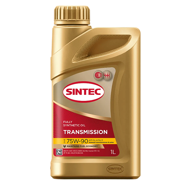 Трансмиссионное масло SINTEC Transmission  75W-90 GL-4/GL-5  1 л. синт.