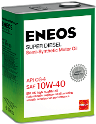 Моторное масло ENEOS Super Diesel  10W-40  4 л. п/синт.