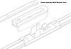 Адаптер щетки стеклоочистителя OSAWA KM8A Bayonet ARM  2 шт.