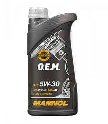 Моторное масло MANNOL O.E.M. for TOYOTA&LEXUS 5W-30 5W-30 синтетическое A5/B5 SN PLUS    1 л.