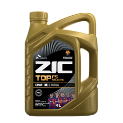 Моторное масло ZIC TOP FS  0W-30  4 л. синт.