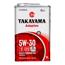 Масло моторное 5/30 TAKAYAMA ILSAC GF-6А  1л. синт. API SP /кор.12шт./ ж/б