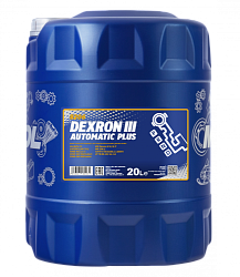 Трансмиссионное масло MANNOL Automatic Plus ATF Dexron III  20 л. синт.